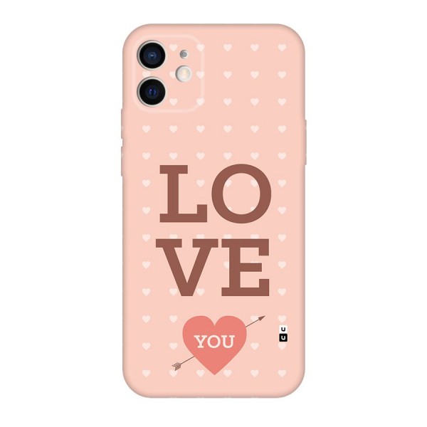 Love You Hearts Back Case for iPhone 12 Pro